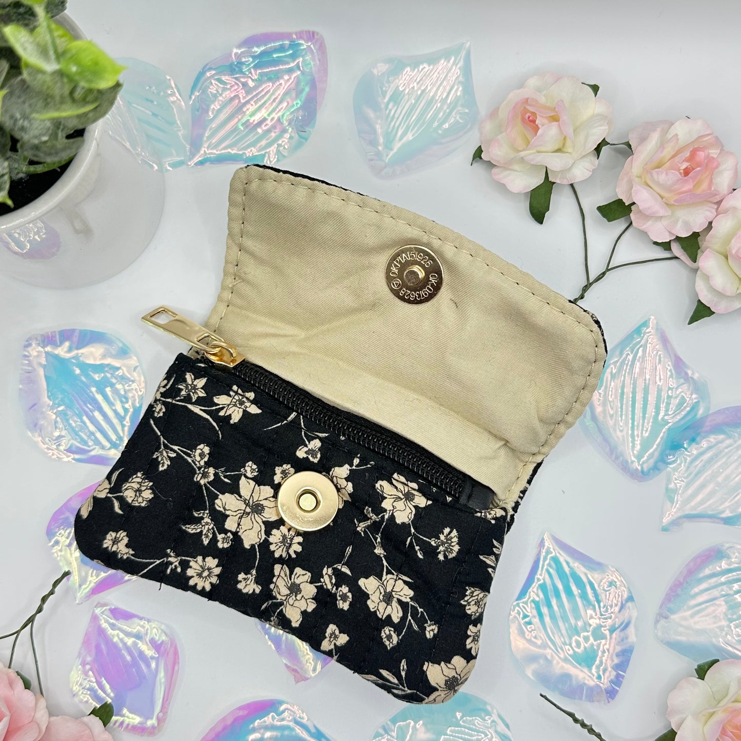 Petit porte-monnaie en tissu