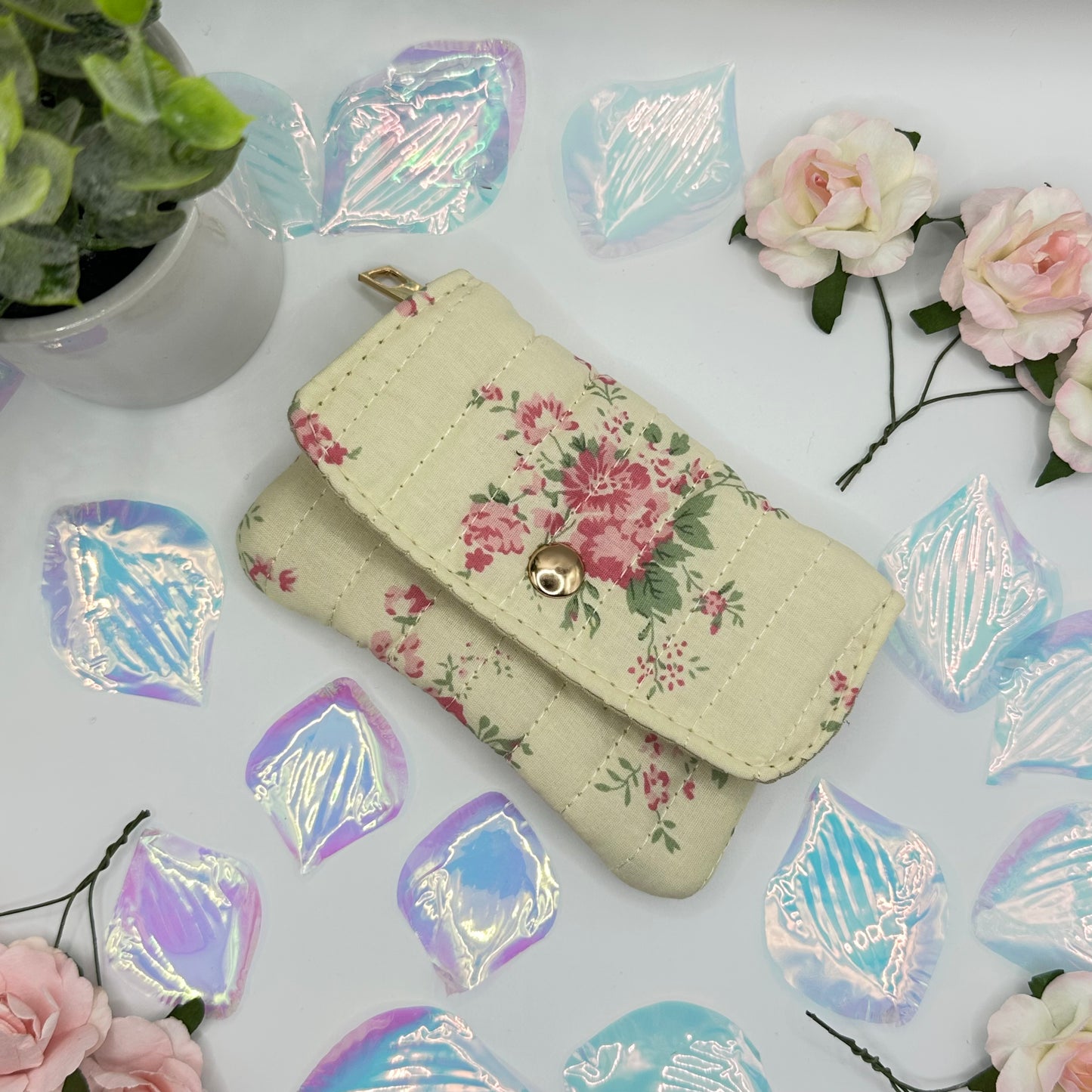 Petit porte-monnaie en tissu