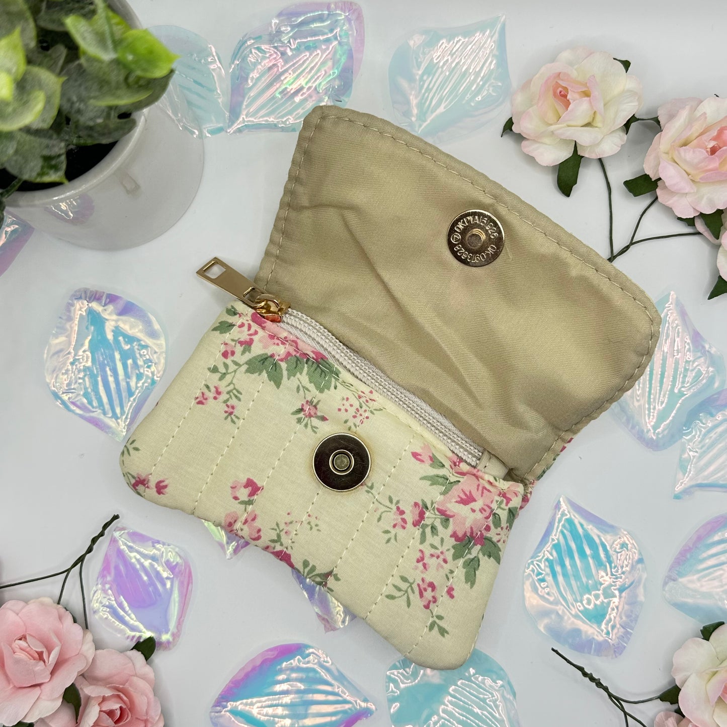 Petit porte-monnaie en tissu