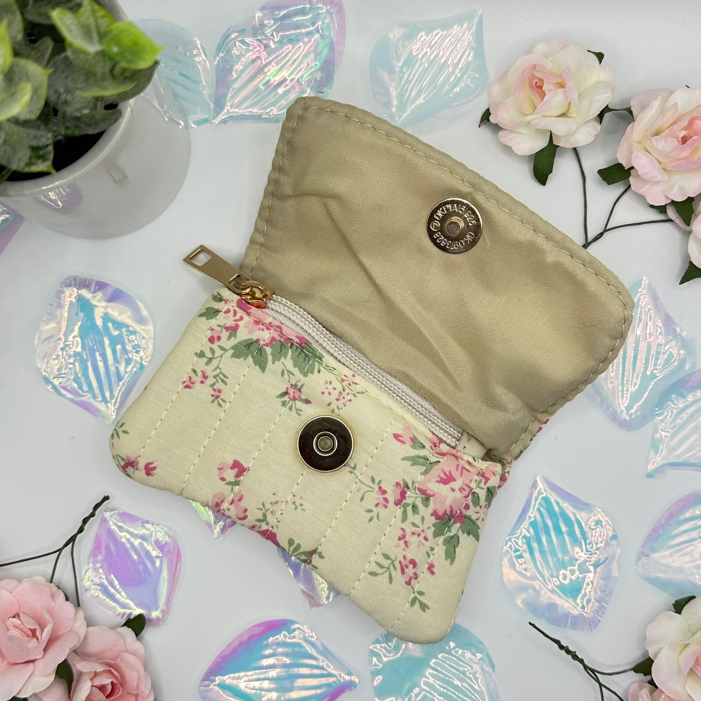 Petit porte-monnaie en tissu