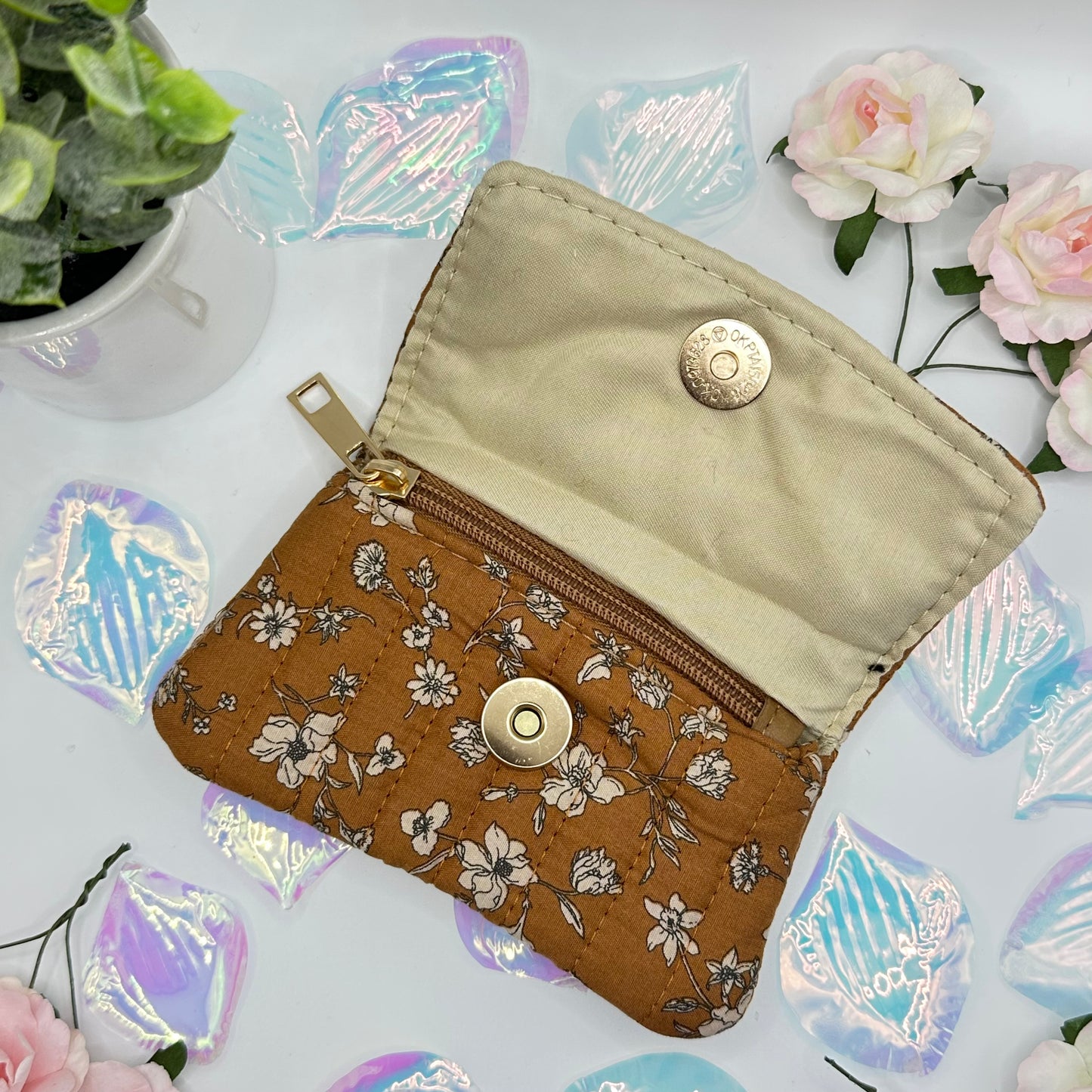 Petit porte-monnaie en tissu