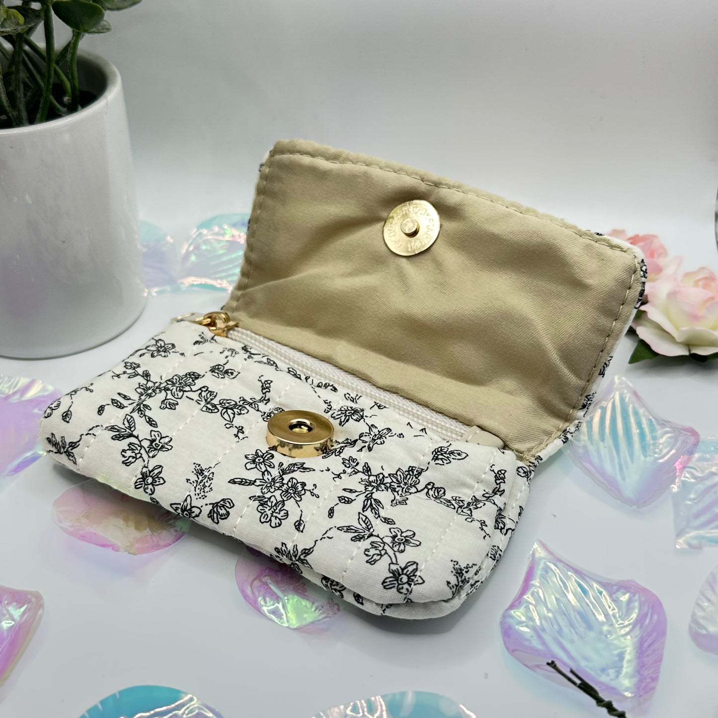 Petit porte-monnaie en tissu