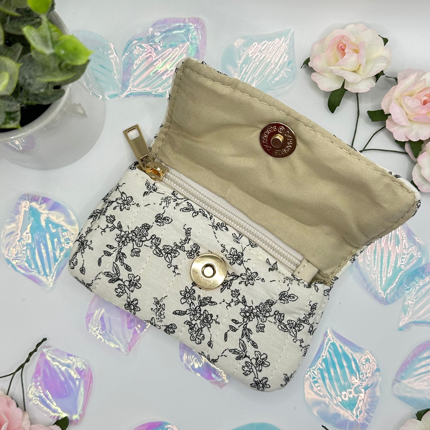 Petit porte-monnaie en tissu