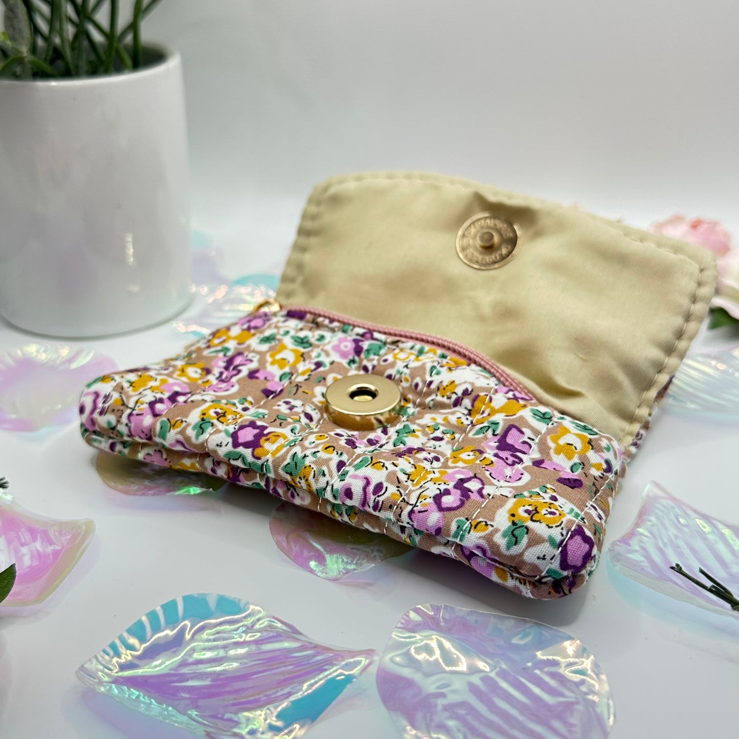 Petit porte-monnaie en tissu