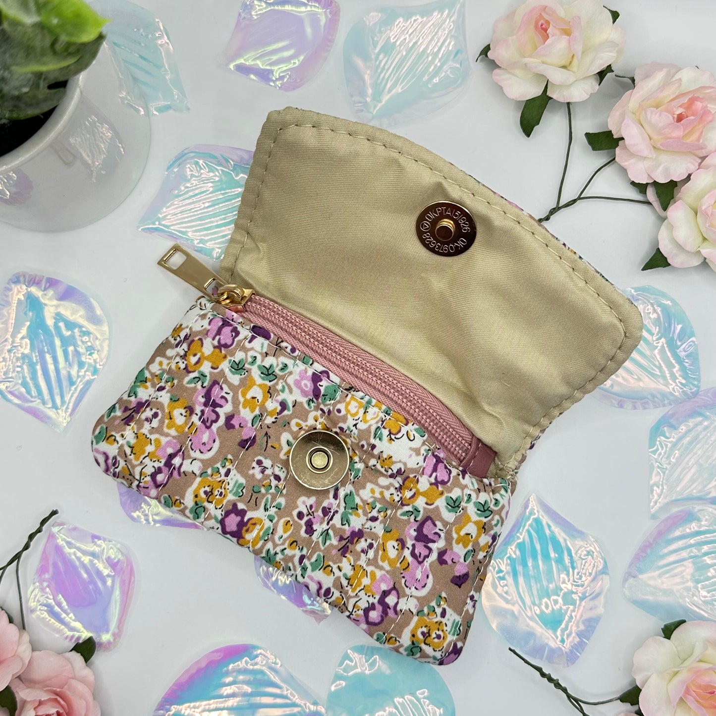 Petit porte-monnaie en tissu