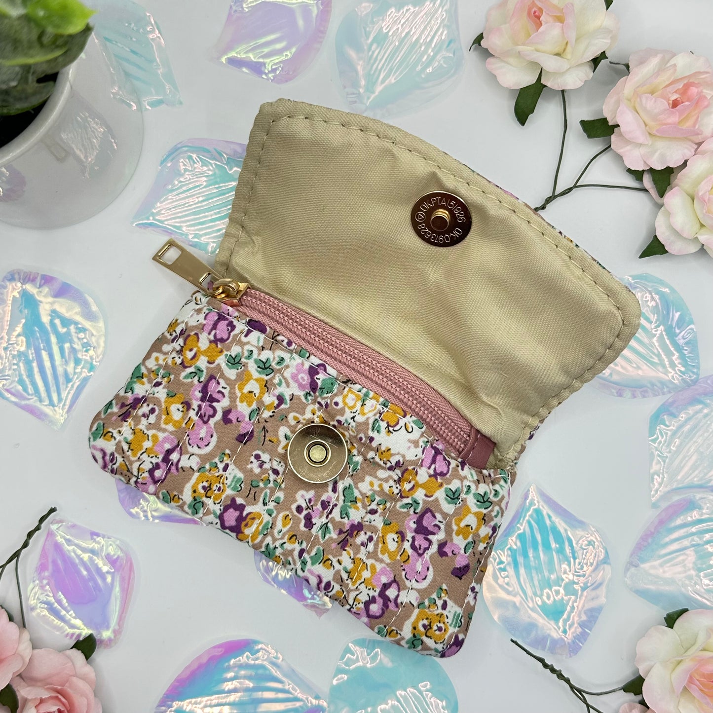 Petit porte-monnaie en tissu