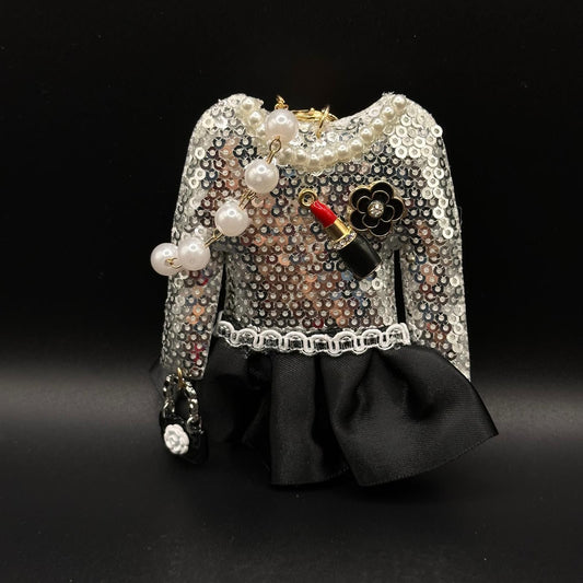 Porte-Clés Robe Strassée