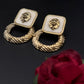 Boucles d’Oreilles Lion Doré