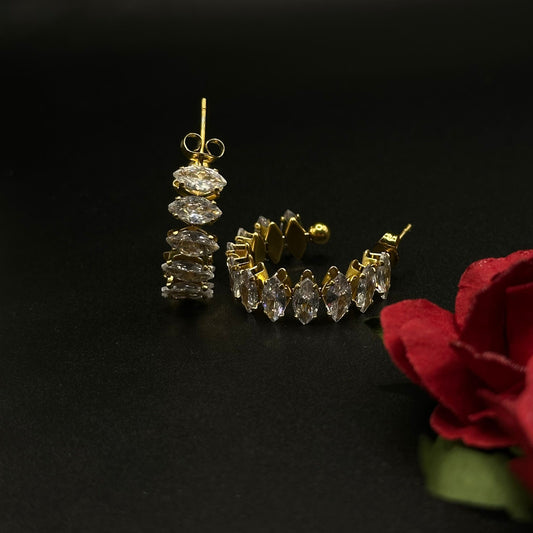 Boucle d’oreille cristal