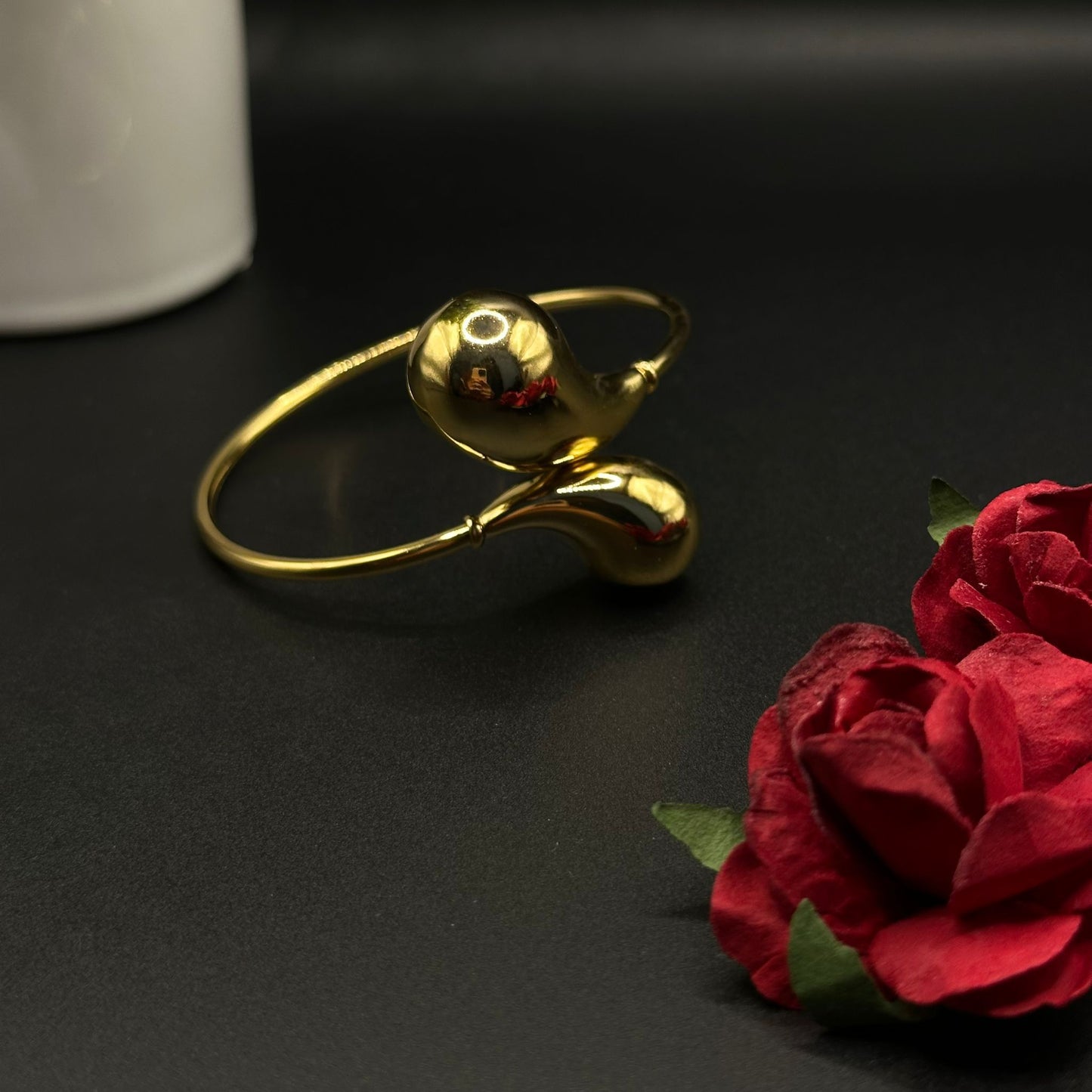 Bracelet Doré Gouttes Élégantes