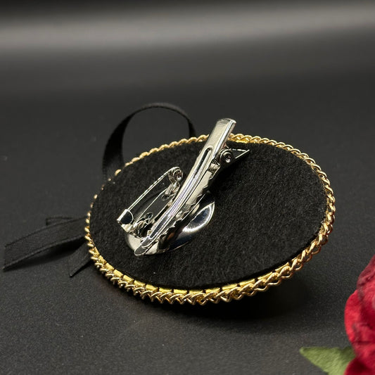 Broche Parfum Couture Strass & Perles