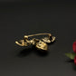 Broche Abeille Royale Strass & Perles