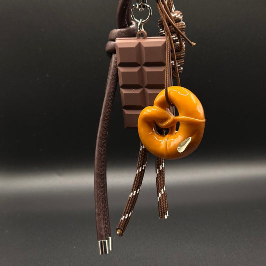 Porte-clés Chocolat & Bretzel Gourmand