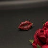 Broche Rouge à Lèvres Glamour Doré