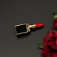 Broche Lèvres Cristal Rouge Passion