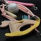 Porte-clés Baseball Rose avec Batte et Balle