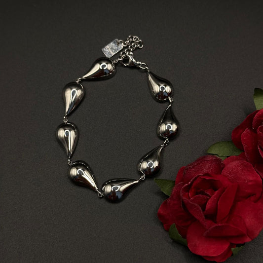 Bracelet gouttes – Argenté