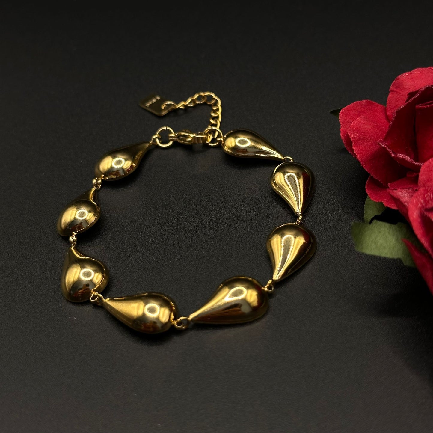 Bracelet gouttes – Doré