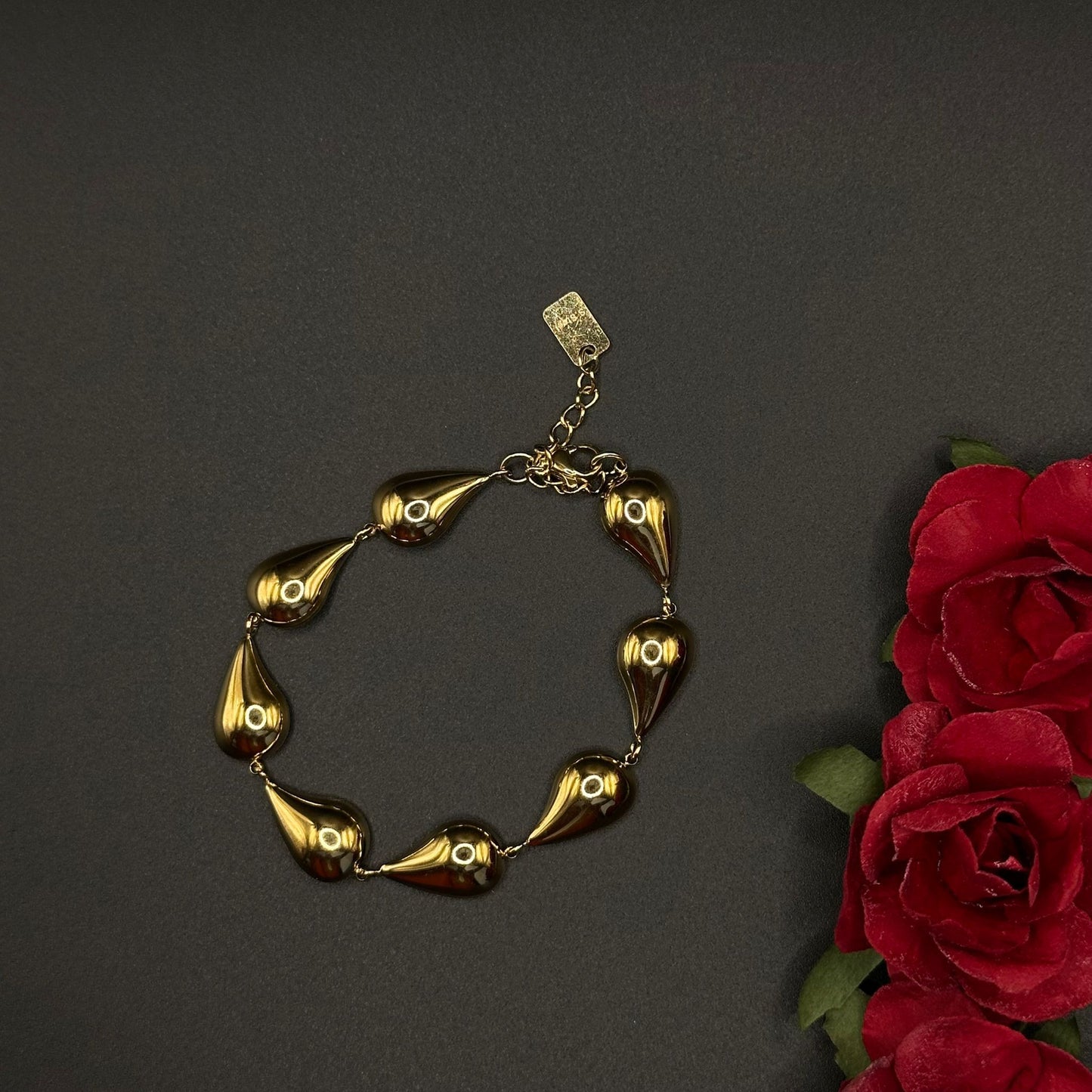 Bracelet gouttes – Doré