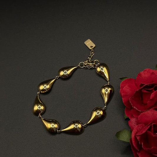 Bracelet gouttes – Doré
