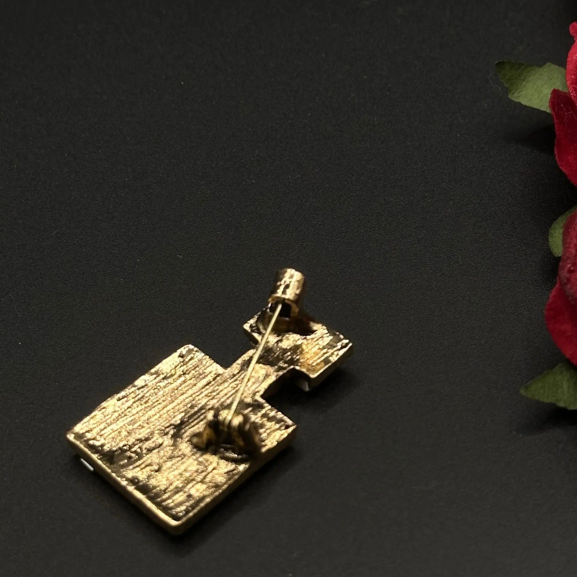 Broche Flacon Ambre - Chimane Accesories