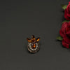 Broche Fleur Ambre & Perles - Chimane Accesories