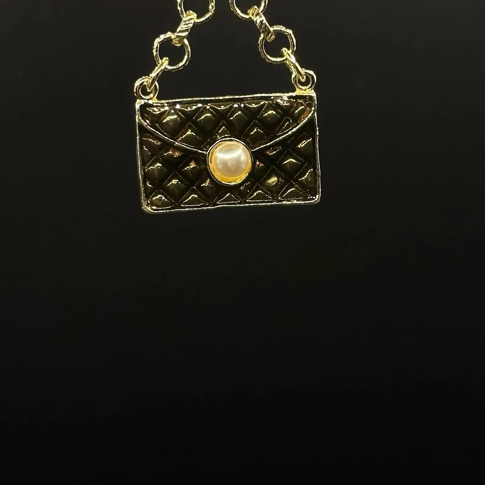 Broche Sac Perlé Chaînette - Chimane Accesories