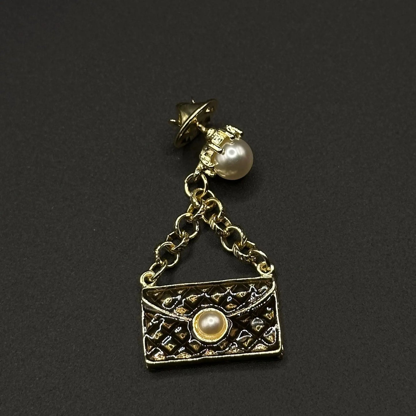 Broche Sac Perlé Chaînette - Chimane Accesories