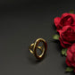 Bague Anneau Ovale Doré - Chimane Accesories