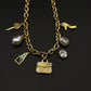 Collier Charms Glamour Doré