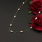 Collier Perles Fines & Doré