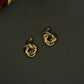 Boucles d’oreilles nœud doré