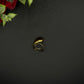 Bague goutte dorée
