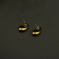 Boucles d’oreilles goutte dorée