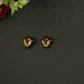 Boucles d’oreilles mini nœud torsadé doré