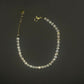 Bracelet tennis cristaux transparents