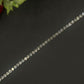 Bracelet tennis cristaux transparents