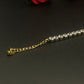 Bracelet tennis cristaux transparents